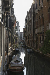 Italy, Veneto, Venice, Boats on canal - FOF005896