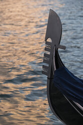 Italy, Veneto, Venice, Detail of a gondola - FOF005884