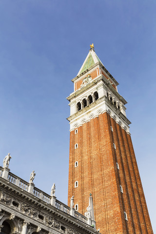 Italien, Venedig, Campanile di San Marco, lizenzfreies Stockfoto