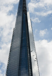 United Kingdom, England, London, The Shard with climbing people - JB000003