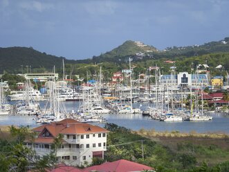 Karibik, Kleine Antillen, St. Lucia, Rodney Bay, Jachthafen - AMF001741