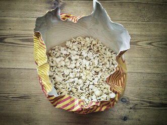 Popcorn bag, Laupheim, Baden-Wuerttemberg, Germany, Europe - HAF000254