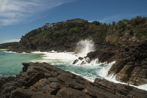 Australien, Seal Rocks, Felsen, Brandungswoge - FBF000188