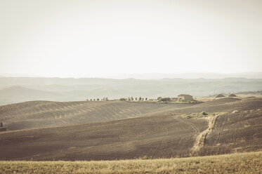 Italy, Tuscany, Val d'Orcia, Rolling landscape - MJF000828