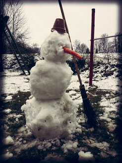 Snowman, Landshut, Bavaria, Germany - SARF000219