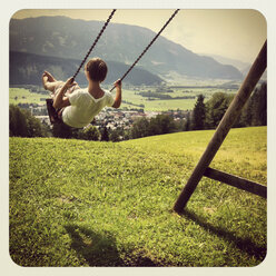 Bobbing girl, Liezen, Enns, Styria, Austria - DISF000509