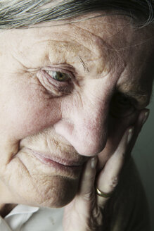 Portrait of senior woman, partial view - JATF000646