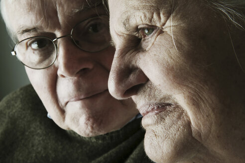 Porträt eines älteren Paares, Nahaufnahme - JATF000649