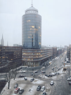 Blick auf das Hamburg Trade Center in der Speicherstadt, Hamburg, Deutschland - SEF000554