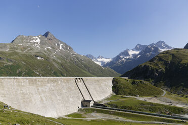 Austria, Vorarlberg, Retaining wall of Silvretta dam - SIEF005017