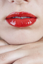 Woman's lips with red lipstick - EGF000090