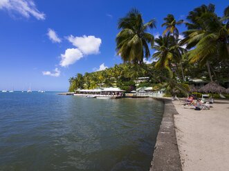 Caribbean, Saint Lucia, Marigot Bay, Dr. Doolittles Restaurant - AMF001790