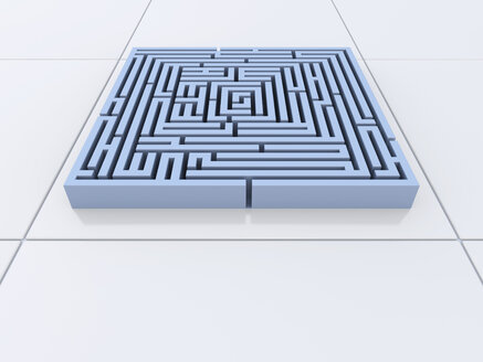 Labyrinth, 3D-Illustration - UWF000019