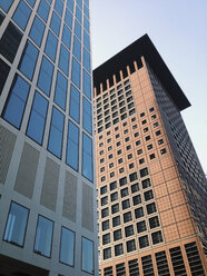 Japan Center und TaunusTurm im Vordergrund, Frankfurt, Hessen, Deutschland - MSF003282