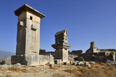 Türkei, Provinz Antalya, Lykien, Harpyiengrab und lykischer Sarkophag, archäologische Fundstätte von Xanthos - ES000977