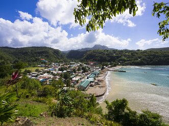 Karibik, St. Lucia, Blick auf Anse-la-Raye - AMF001814