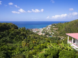 Karibik, St. Lucia, Blick auf Anse-la-Raye - AMF001808