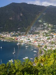 Karibik, St. Lucia, Blick auf Soufriere - AMF001815