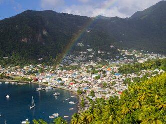 Karibik, St. Lucia, Blick auf Soufriere - AMF001826