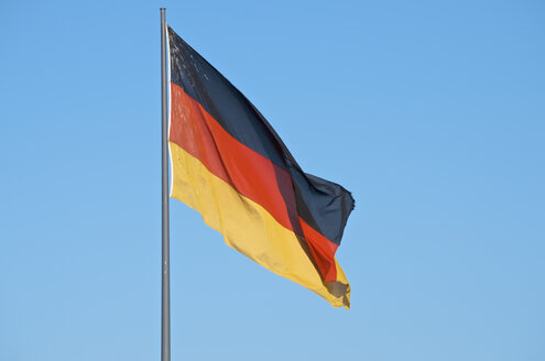 Deutschland, Deutsche Flagge - MHF000284