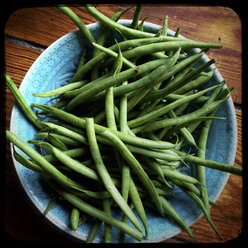 Green beans on a plate - LVF000632