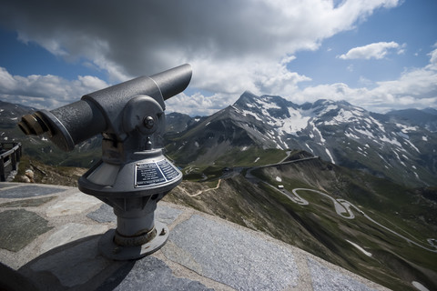 Österreich, Großglockner, Binokular, lizenzfreies Stockfoto