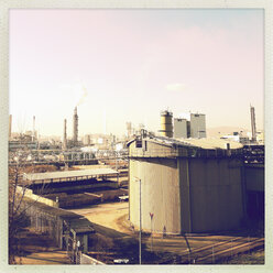 Raffinerie im Industriegebiet in Linz, Linz, Oberösterreich, Österreich - MSF003306