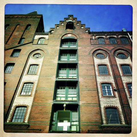 Alte Speicherstadt, Speicherstadt, Hamburg, Deutschland, lizenzfreies Stockfoto