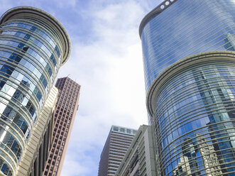 Modern Architecture with skyscrapers in Downtown Houston, Texas, USA - ABAF001247