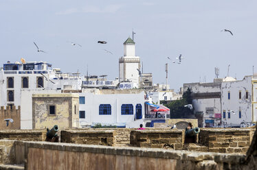 Marokko, Essaouira, Kasbah, Stadtmauer und Stadtbild - THAF000105