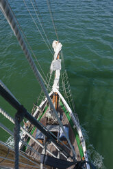 Neuseeland, Nordinsel, Northland, Bay of Islands, Segelschiff, Blick vom Mast - JB000015