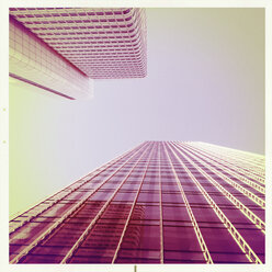 Architectural details of two high-rise buildings. Frankfurt, Germany - ZMF000241