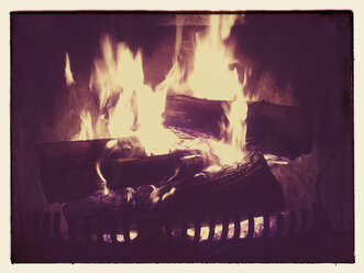 Fireplace, Germany, Bavaria, Sankt Englmar - BFRF000344