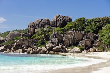 Seychellen, La Digue, Strand Grand Anse - WEF000004