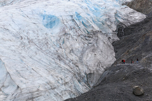 USA, Alaska, Kenai Mountains, Blick auf den Exit Glacier - FOF006062