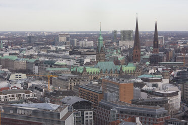 Deutschland, Hamburg, Stadtansicht und Kirchen - ZMF000261