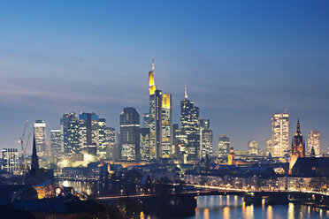 Deutschland, Hessen, Ansicht von Frankfurt am Main - MSF003381