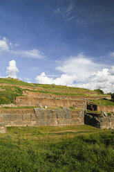 South America, Peru, Cusco, Inca citadel, ruin of Saksaywaman - KRP000316