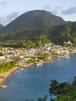 Caribbean, St. Lucia, View on Soufriere - AMF001883