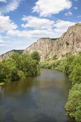 Deutschland, Rheinland Pfalz, Bad Munster am Stein-Ebernburg, Rotenfels an der Nahe - CSF020922