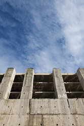 Deutschland, Nordrhein-Westfalen, Düsseldorf, Teil der Fassade eines Hochbunkers - VI000234