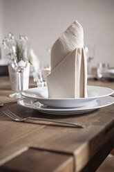 Germany, Vaihingen, Laid table - SBDF000636