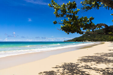 Seychellen, Mahe, Strand Beau Vallon - WEF000033