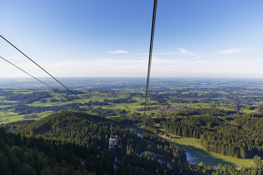Germany, Bavaria, Chiemgau, Hochries cable car - SIE005120