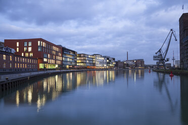 Germany, Munster, View of city harbor - WIF000449