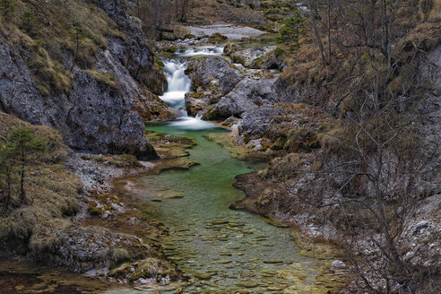 Österreich, Niederösterreich, Naturschutzgebiet Oetscher-Tormaeuer, Oetscherbach, Oetscher-Dampf - GFF000405