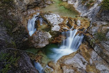 Österreich, Niederösterreich, Naturschutzgebiet Oetscher-Tormaeuer, Oetscherbach, Oetscher-Dampf - GFF000413