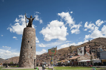 Peru, Cusco, Statue von Pachacuteq - PAF000488