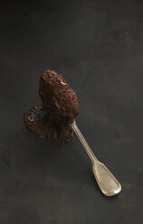 Chocolate mousse on spoon - KSWF001235