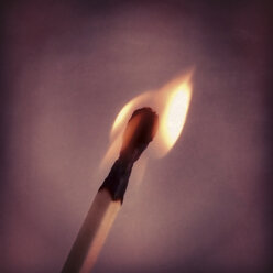 burning matchstick, Germany, North Rhine-Westphalia, Minden - HOHF000532